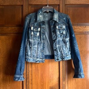 Express fitted jean jacket